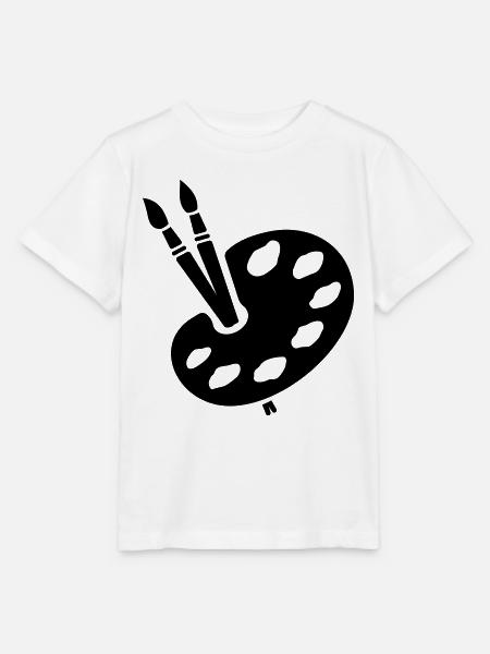 Gemälde - Stanley/Stella Kinder T-Shirt MINI CREATOR  - Weiß