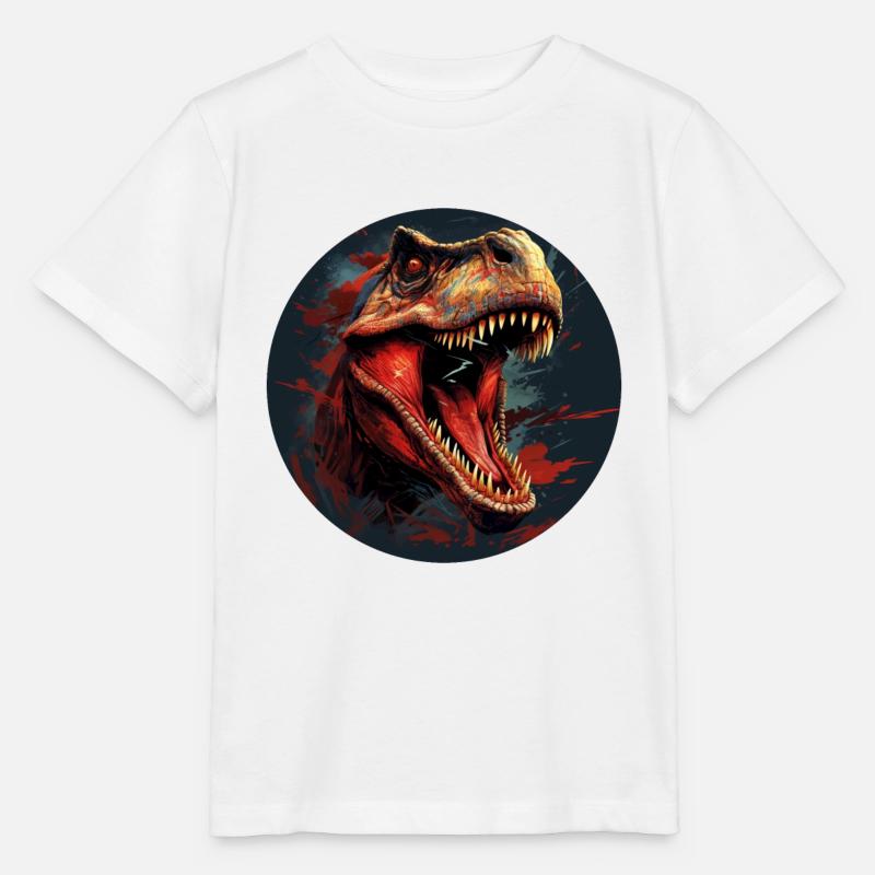 Dinosaurier Dinosaurs Design - Stanley/Stella Kinder T-Shirt MINI CREATOR  - Weiß