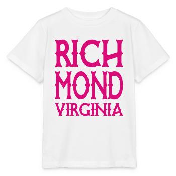 Richmond - Virginie - États-Unis USA - T-shirt bio MINI CREATOR Stanley/Stella Enfant - blanc - Devant - Maike (125cm)