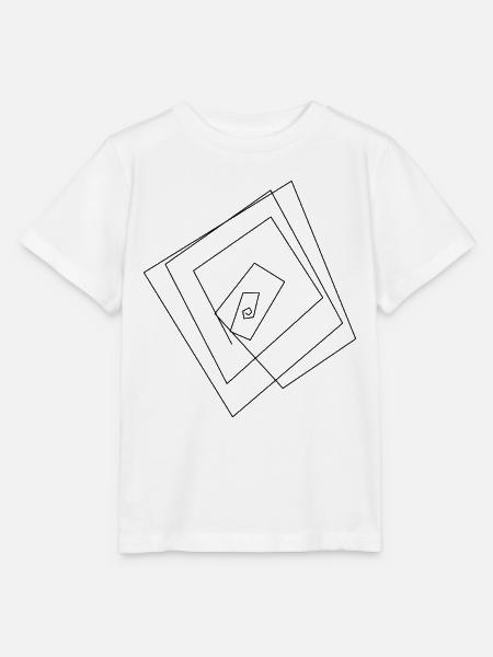 Geometrie - Stanley/Stella Kinder T-Shirt MINI CREATOR - Weiß