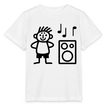 Lautsprecher Boxen - Stanley/Stella Kinder T-Shirt MINI CREATOR  - Weiß - Vorne - Maike (125cm)