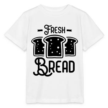 bäckerei bäcker toastbrot brot icon - Stanley/Stella Kinder T-Shirt MINI CREATOR  - Weiß - Vorne - Maike (125cm)