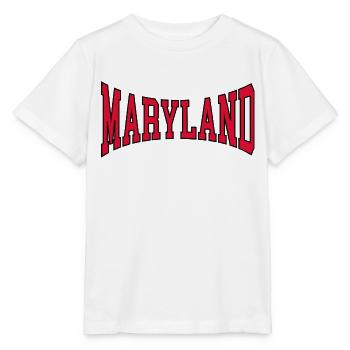 Maryland - T-shirt bio MINI CREATOR Stanley/Stella Enfant - blanc - Devant - Maike (125cm)