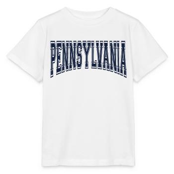 Pennsylvanie - T-shirt bio MINI CREATOR Stanley/Stella Enfant - blanc - Devant - Maike (125cm)