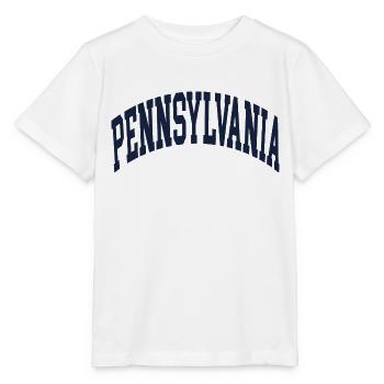 Pennsylvanie - T-shirt bio MINI CREATOR Stanley/Stella Enfant - blanc - Devant - Maike (125cm)