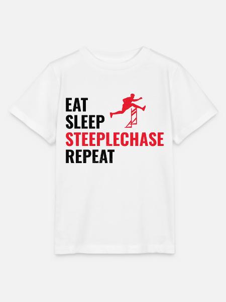 Hindernislauf Hindernislauf Leichtathletik - Stanley/Stella Kinder T-Shirt MINI CREATOR - Weiß