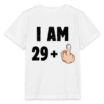 I am 29 plus one - Stanley/Stella MINI CREATOR Kids’ T-Shirt - white - Front - Maike (125cm)