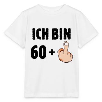 Ich bin 60 plus eins - Stanley/Stella Kinder T-Shirt MINI CREATOR  - Weiß - Vorne - Maike (125cm)