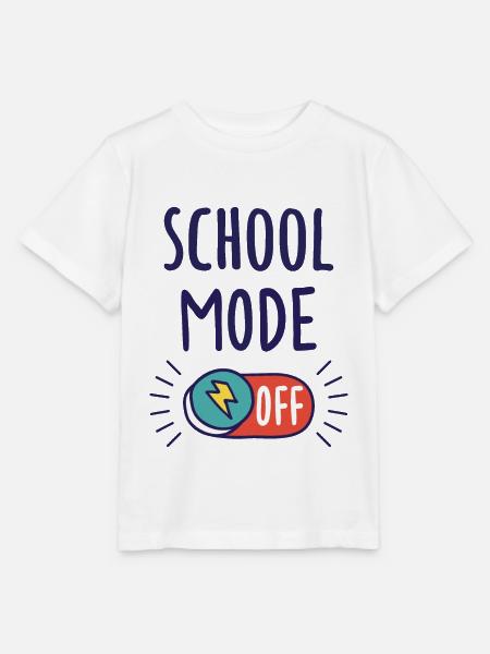 Schule Modus Aus - Stanley/Stella Kinder T-Shirt MINI CREATOR  - Weiß