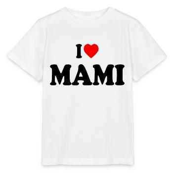 I love mami - Stanley/Stella Kinder T-Shirt MINI CREATOR  - Weiß - Vorne - Maike (125cm)