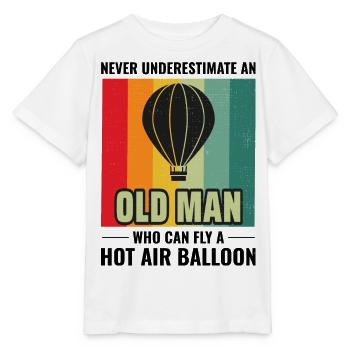Montgolfière Montgolfière Montgolfière - T-shirt bio MINI CREATOR Stanley/Stella Enfant - blanc - Devant - Maike (125cm)