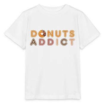 Donuts addict choco beads - Stanley/Stella MINI CREATOR Kids’ T-Shirt - white - Front - Maike (125cm)