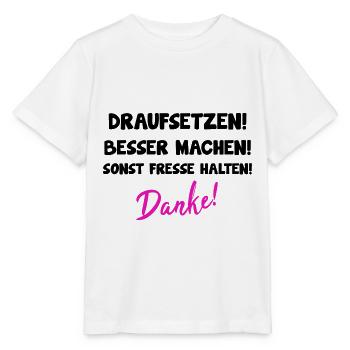 Proverbes de chevaux TShirt cheval Proverbes équestres Cadeau - T-shirt bio MINI CREATOR Stanley/Stella Enfant - blanc - Devant - Maike (125cm)