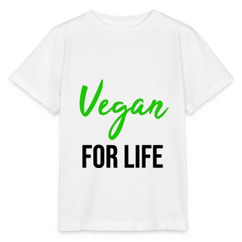 Vegan TShirt Vegan Vegan Cadeau environnemental - T-shirt bio MINI CREATOR Stanley/Stella Enfant - blanc - Devant - Maike (125cm)