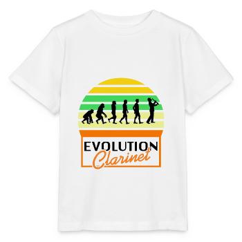 clarinet - Stanley/Stella MINI CREATOR Kids’ T-Shirt - white - Front - Maike (125cm)