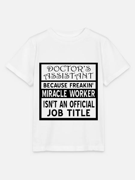 Arzthelferin - Stanley/Stella Kinder T-Shirt MINI CREATOR - Weiß