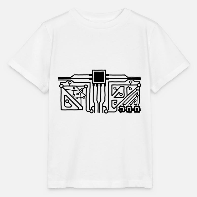 CircuitLogo - Stanley/Stella Kinder T-Shirt MINI CREATOR - Weiß