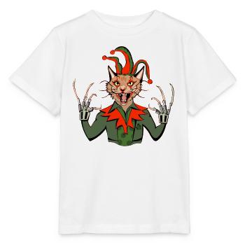 wildcard chat - Stanley/Stella MINI CREATOR Kids’ T-Shirt - white - Front - Maike (125cm)