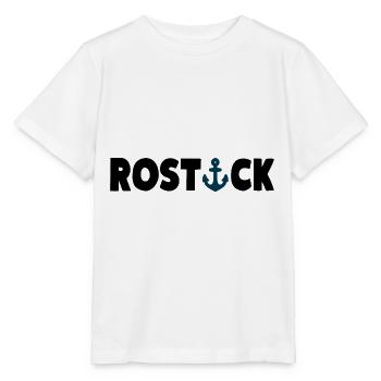 ROSTOCK Hansestadt Anker - Stanley/Stella Kinder T-Shirt MINI CREATOR  - Weiß - Vorne - Maike (125cm)