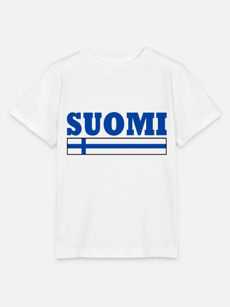 Finnland - Stanley/Stella Kinder T-Shirt MINI CREATOR - Weiß