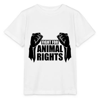 ANIMAL RIGHTS VEGAN - Stanley/Stella MINI CREATOR Kids’ T-Shirt - white - Front - Maike (125cm)