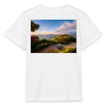 Wandern in den Dünen am Meer - Stanley/Stella Kinder T-Shirt MINI CREATOR  - Weiß - Vorne - Maike (125cm)