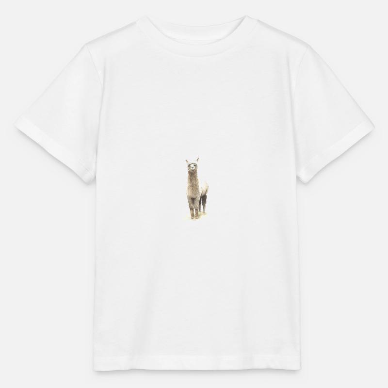 Lama - Stanley/Stella Kinder T-Shirt MINI CREATOR  - Weiß