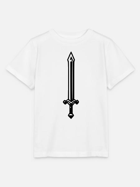 Schwert - Stanley/Stella Kinder T-Shirt MINI CREATOR  - Weiß
