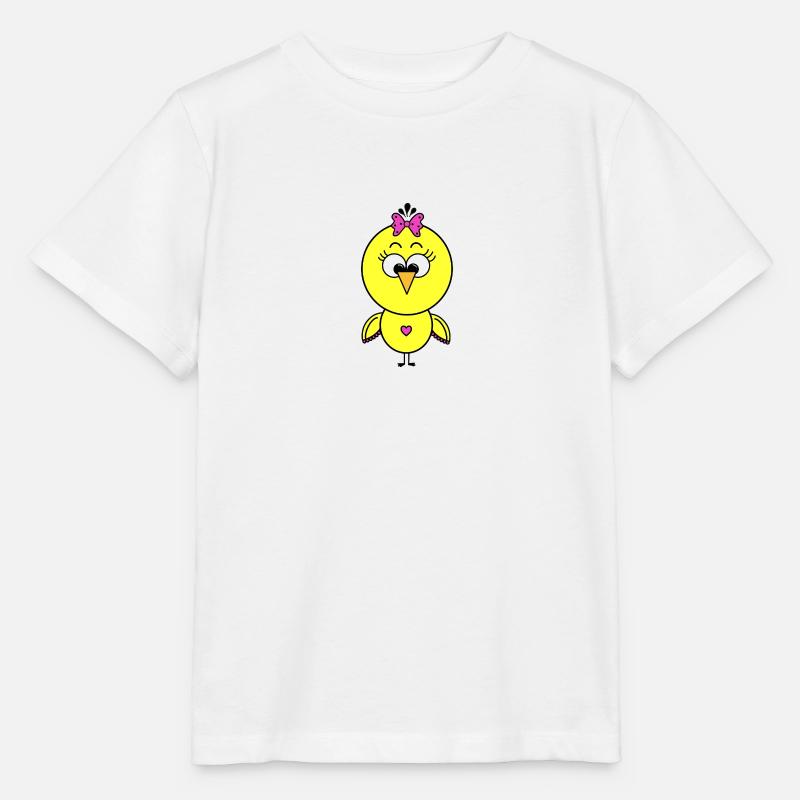 Poussin - T-shirt bio MINI CREATOR Stanley/Stella Enfant - blanc