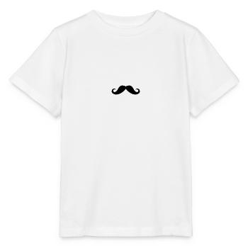 Schnurrbart - Stanley/Stella Kinder T-Shirt MINI CREATOR  - Weiß - Vorne - Maike (125cm)