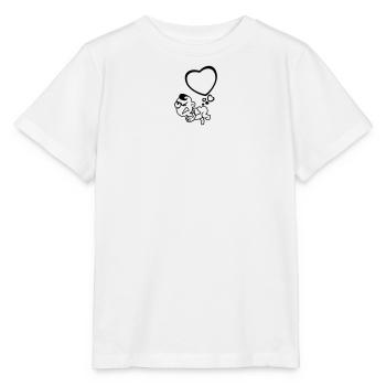 Engel Herzen pupsen 1c - Stanley/Stella Kinder T-Shirt MINI CREATOR  - Weiß - Vorne - Maike (125cm)