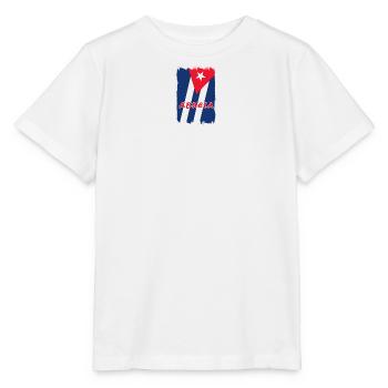 Drapeaux de grand-mère de Cuba - T-shirt bio MINI CREATOR Stanley/Stella Enfant - blanc - Devant - Maike (125cm)