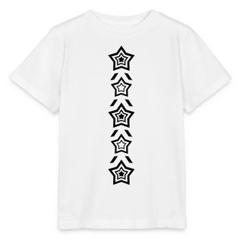 Rangée d’étoiles - T-shirt bio MINI CREATOR Stanley/Stella Enfant - blanc - Devant - Maike (125cm)