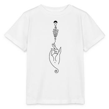 Creative Energy – Spiritual Creativity - Stanley/Stella MINI CREATOR Kids’ T-Shirt - white - Front - Maike (125cm)