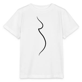 Pregnant - Stanley/Stella MINI CREATOR Kids’ T-Shirt - white - Front - Maike (125cm)