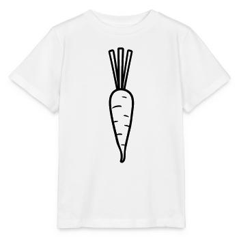Carotte - T-shirt bio MINI CREATOR Stanley/Stella Enfant - blanc - Devant - Maike (125cm)