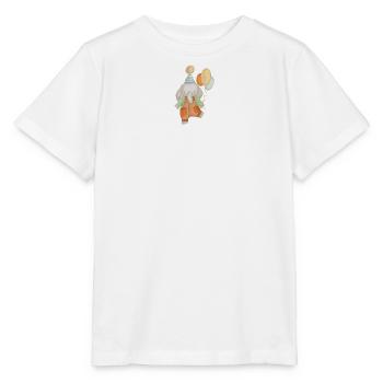 Geburtstagselefant mit Luftballons - Stanley/Stella Kinder T-Shirt MINI CREATOR  - Weiß - Vorne - Maike (125cm)