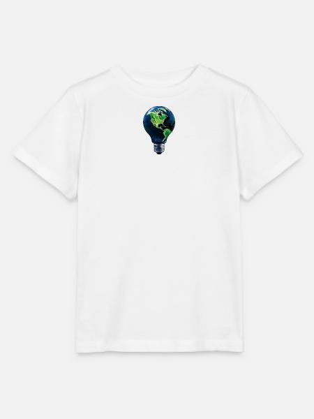 Monde des ampoules - T-shirt bio MINI CREATOR Stanley/Stella Enfant - blanc