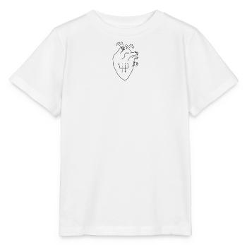 Heart Gear Shift Driver - Stanley/Stella MINI CREATOR Kids’ T-Shirt - white - Front - Maike (125cm)