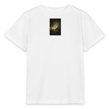 Blatt-Wassertropfen - Stanley/Stella Kinder T-Shirt MINI CREATOR  - Weiß - Vorne - Maike (125cm)