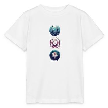 Zeichen Fabelwesen - Stanley/Stella Kinder T-Shirt MINI CREATOR  - Weiß - Vorne - Maike (125cm)