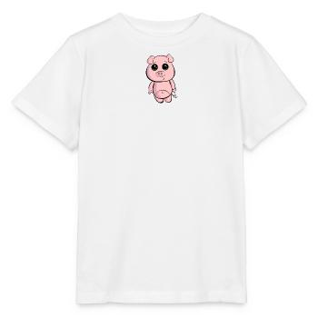 Petit cochon - T-shirt bio MINI CREATOR Stanley/Stella Enfant - blanc - Devant - Maike (125cm)