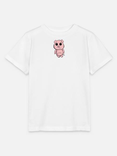 Kleines Babyschwein - Stanley/Stella Kinder T-Shirt MINI CREATOR - Weiß