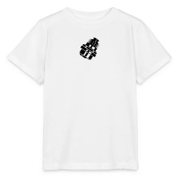 fiche de bougie / allumage (1c) - T-shirt bio MINI CREATOR Stanley/Stella Enfant - blanc - Devant - Maike (125cm)