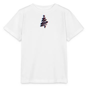 Sapin ombré - T-shirt bio MINI CREATOR Stanley/Stella Enfant - blanc - Devant - Maike (125cm)