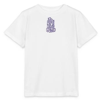 Ich feiere mich Ohne Grund - Stanley/Stella Kinder T-Shirt MINI CREATOR  - Weiß - Vorne - Maike (125cm)