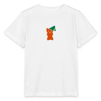 Schlafmützen-Gummibär / night cap gummi bear (2c) - Stanley/Stella Kinder T-Shirt MINI CREATOR  - Weiß - Vorne - Maike (125cm)