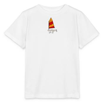 Voilier Optimist - T-shirt bio MINI CREATOR Stanley/Stella Enfant - blanc - Devant - Maike (125cm)