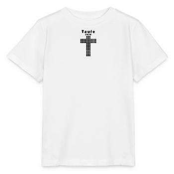 Baptism 2025 Celebrate Cross Mosaic Block Mosaic Cross - Stanley/Stella MINI CREATOR Kids’ T-Shirt - white - Front - Maike (125cm)