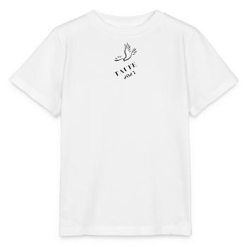 Taufe 2025 Taube hinabschwebend Taufgeschenk 2025 - Stanley/Stella Kinder T-Shirt MINI CREATOR  - Weiß - Vorne - Maike (125cm)